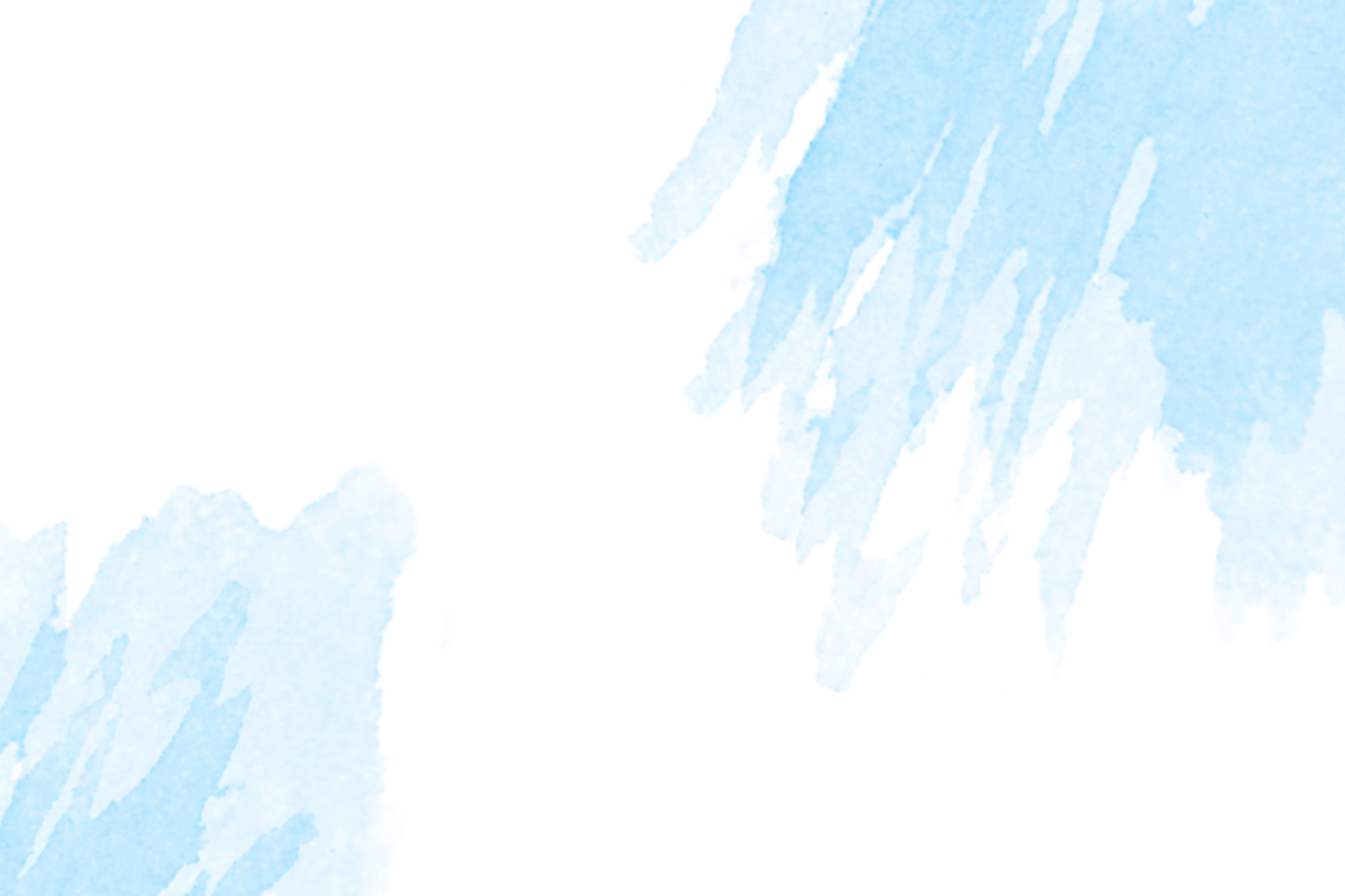 Watercolor Background - Pastel Blue - Abstract Brush Strokes